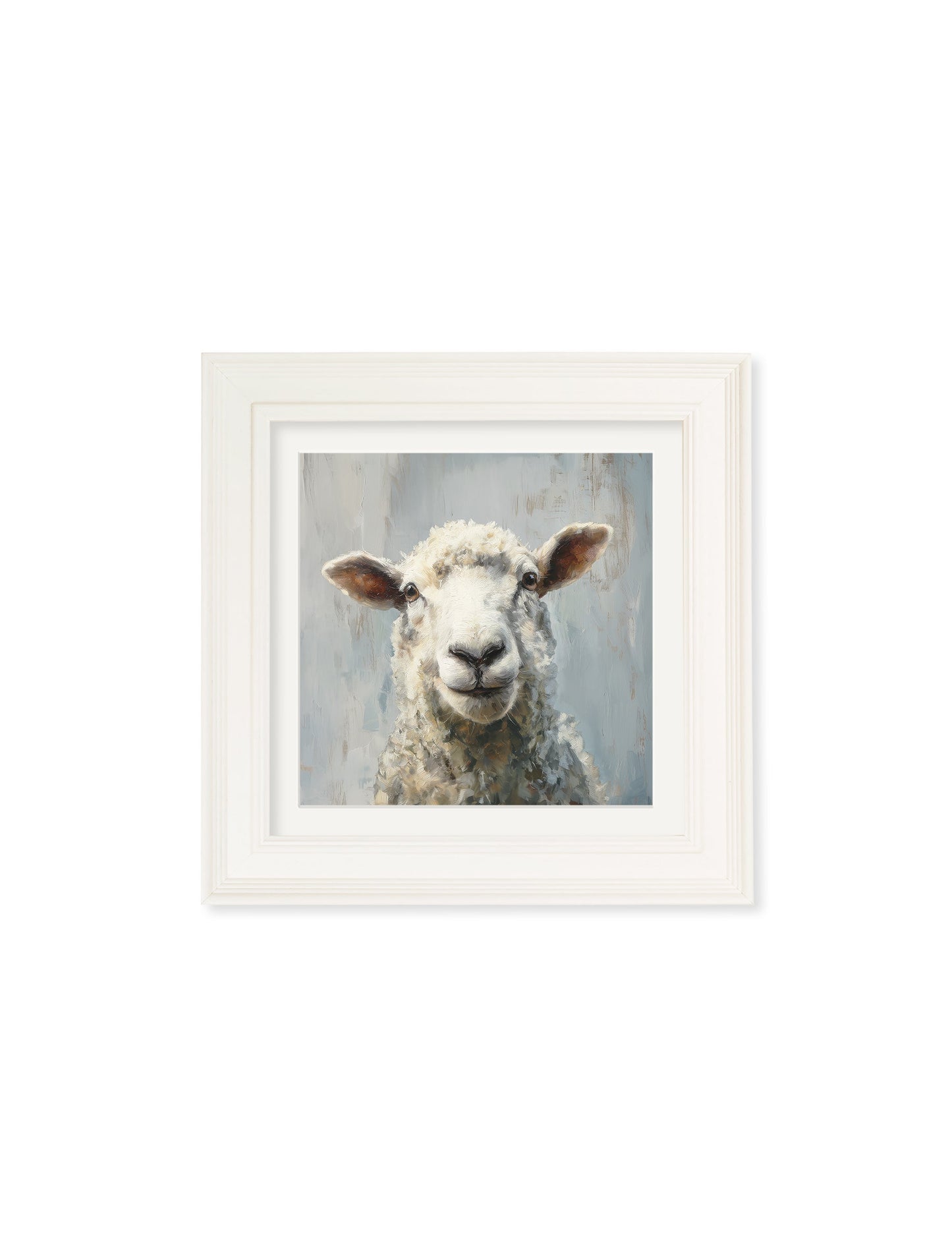 The Jolly Sheep – Cream Hurstwood Square Frame styled view – Leya Buster Interiors