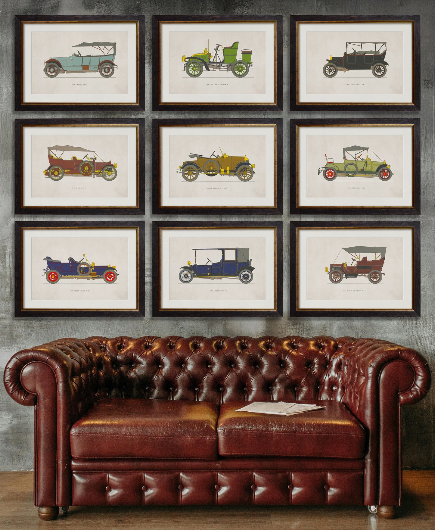 1908 ROLLS – ROYCE 40/50 styled view – Leya Buster Interiors