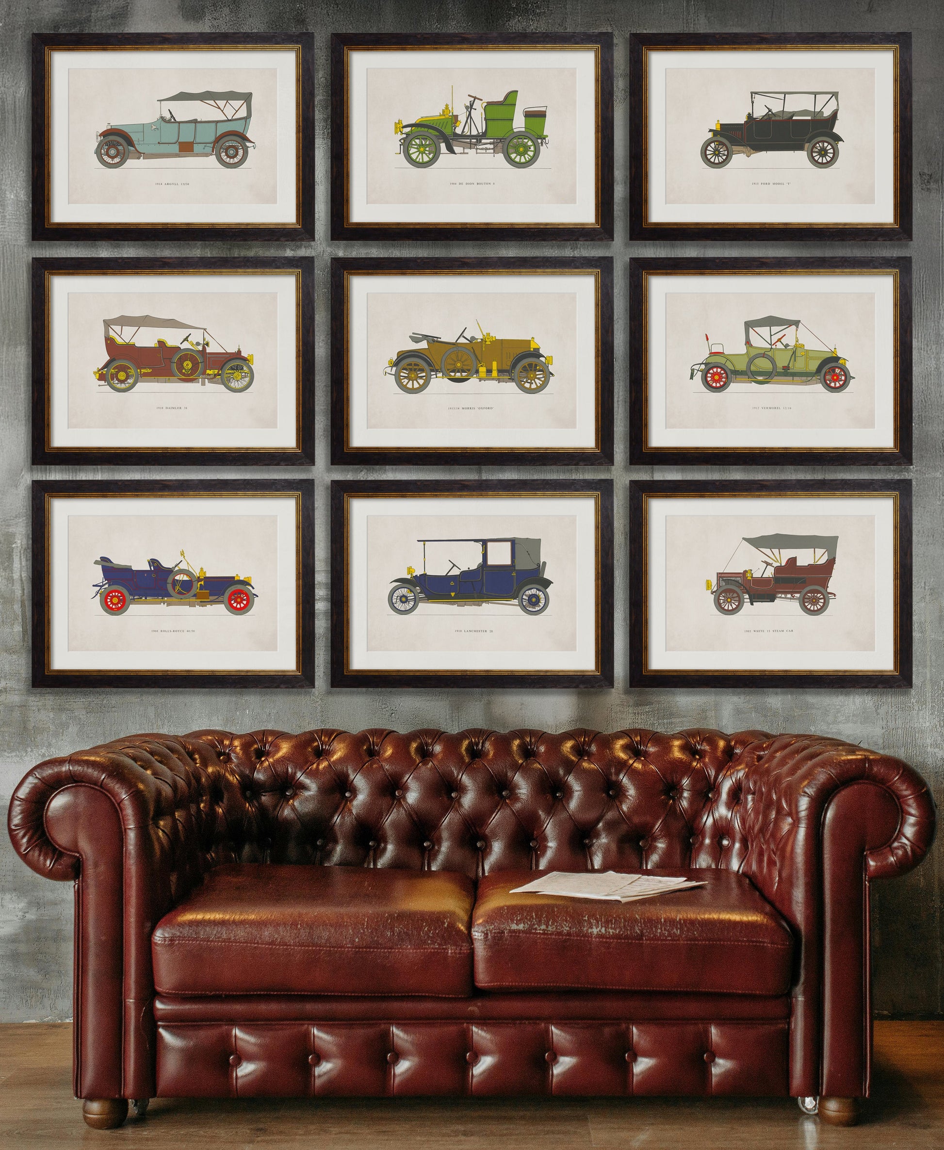 1908 ROLLS – ROYCE 40/50 styled view – Leya Buster Interiors