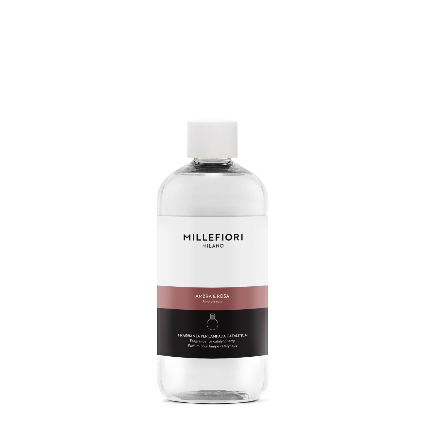 Millefiori Ambra & Rosa Lamp Fragrance 500ml