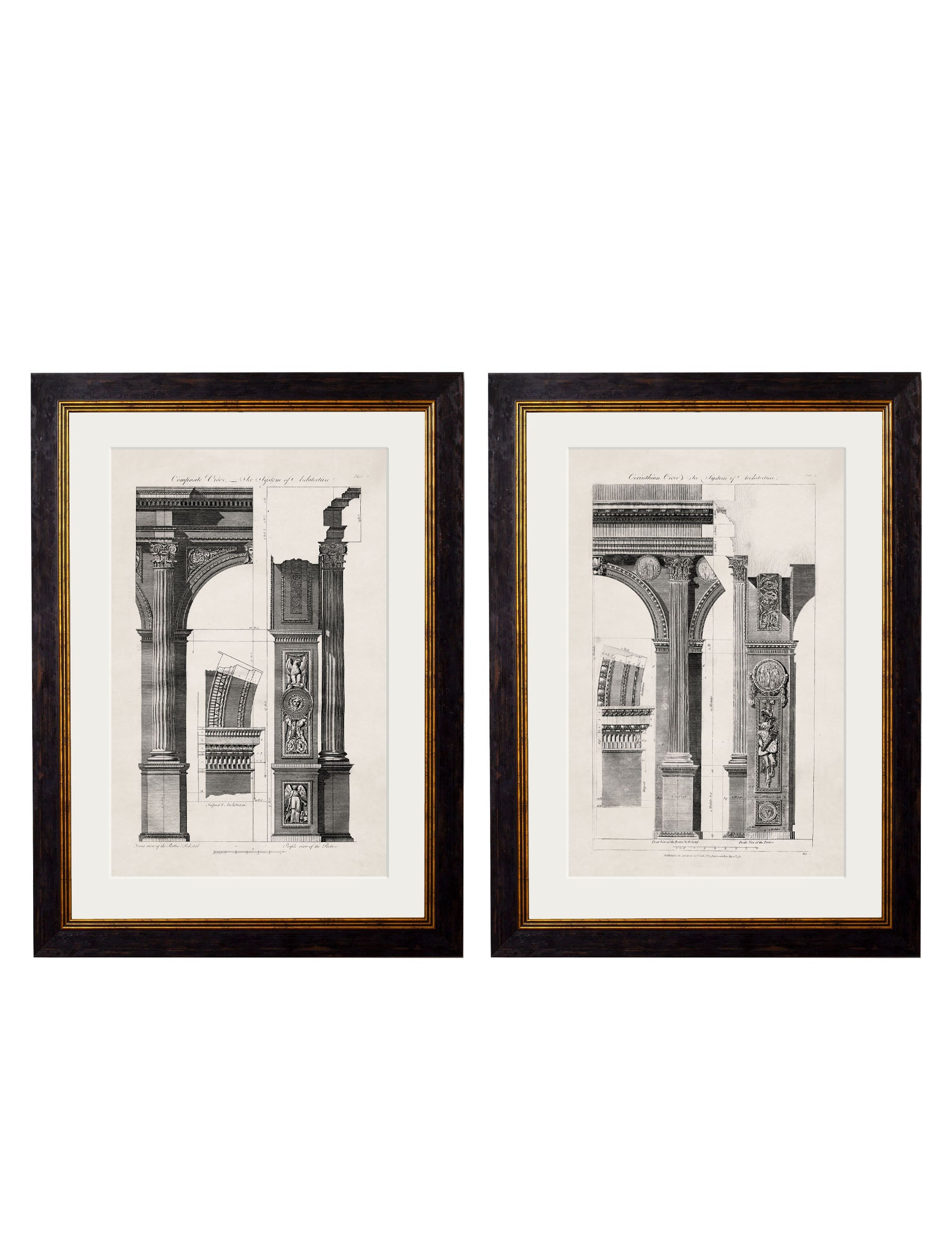 c.1796 Architectural Studies of Arches detail – Leya Buster Interiors