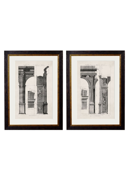 c.1796 Architectural Studies of Arches detail – Leya Buster Interiors