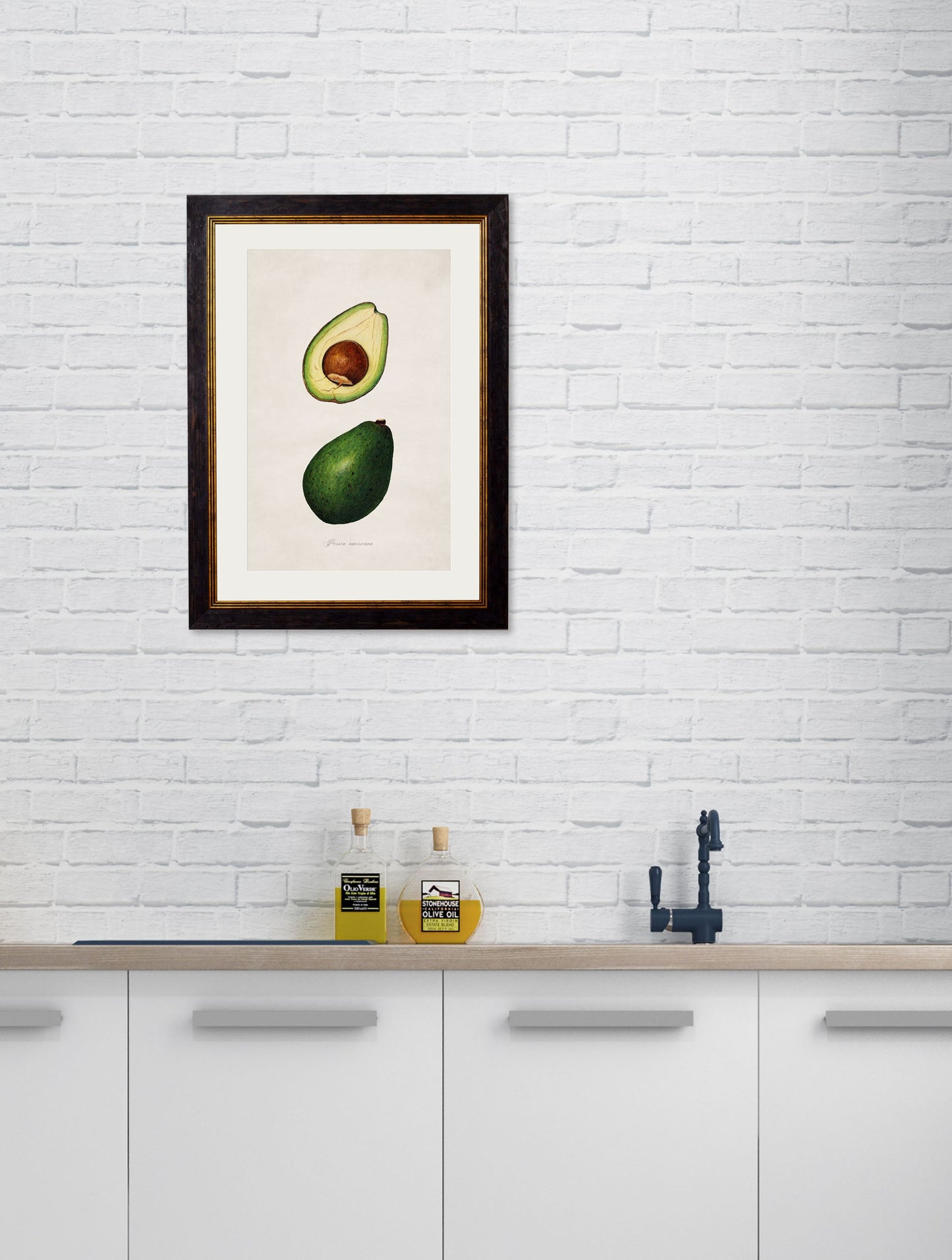 c.1886 Study of Avocados – framed wall art at Leya Buster Interiors