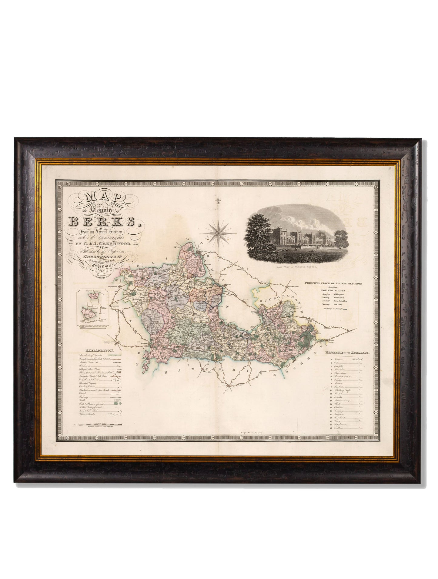 c.1830 County Maps of England styled view – Leya Buster Interiors