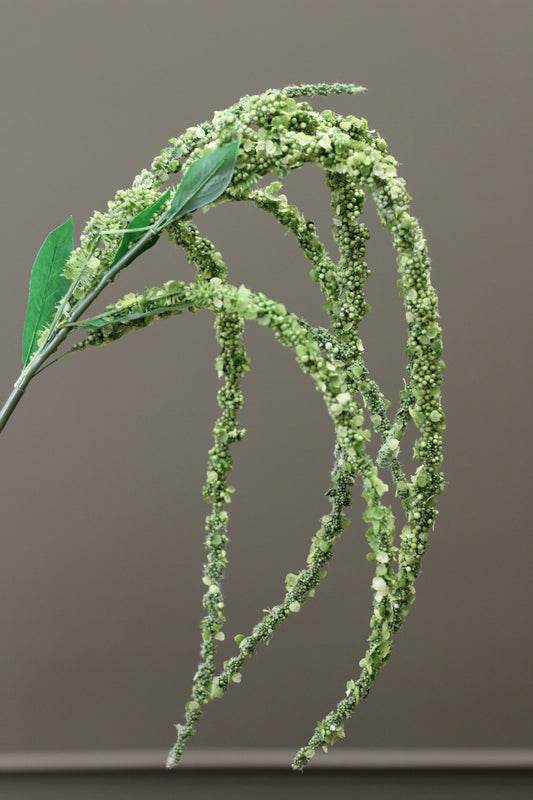 Cascading Amaranthus Stem – Olive Green faux trailing stem with soft olive foliage