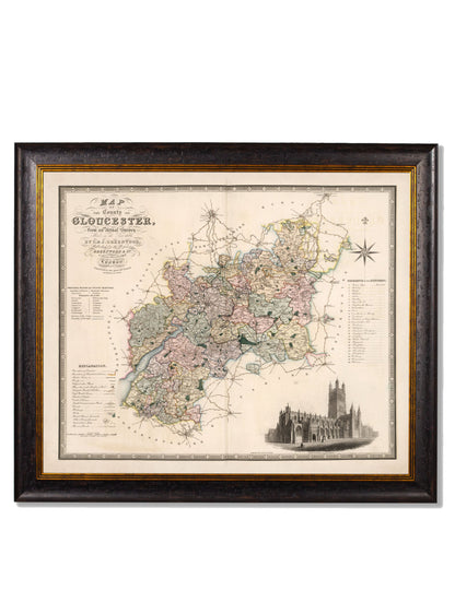 c.1830 County Maps of England styled view – Leya Buster Interiors