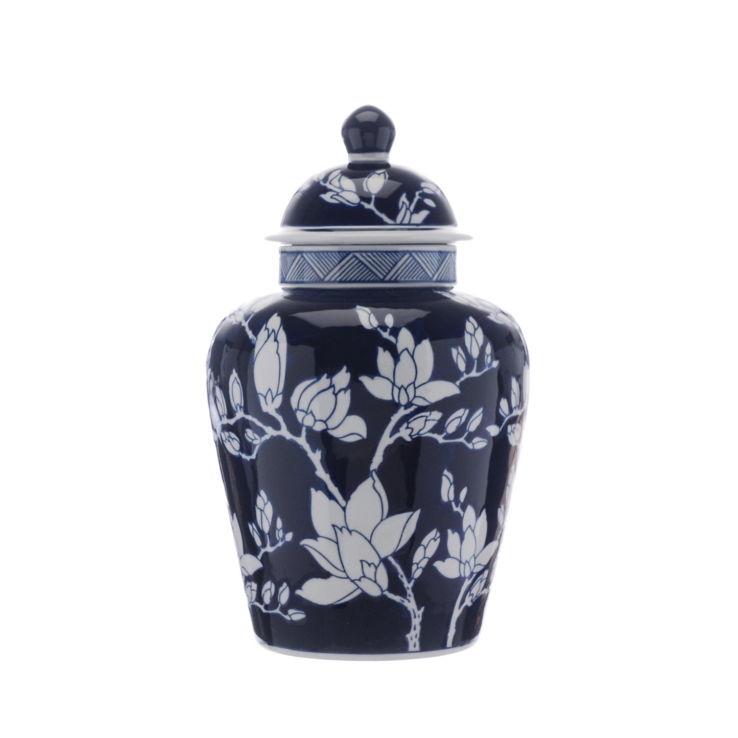 Blue Magnolia Ginger Jar