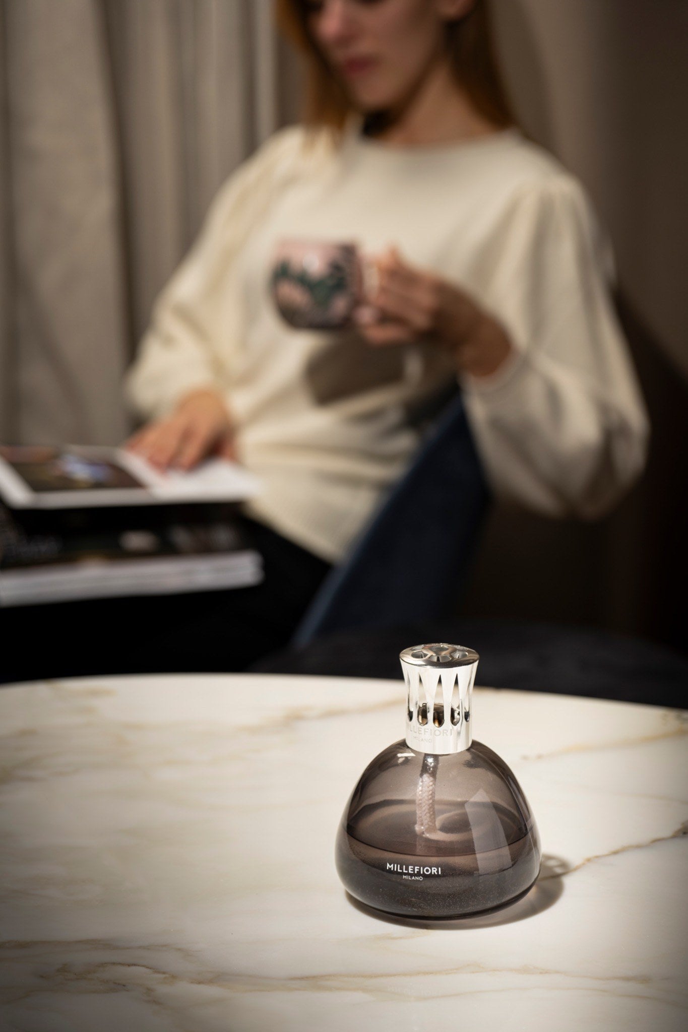 Millefiori Smokey Grey Fragrance Lamp