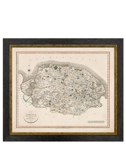 c.1806 County Maps of England styled view – Leya Buster Interiors