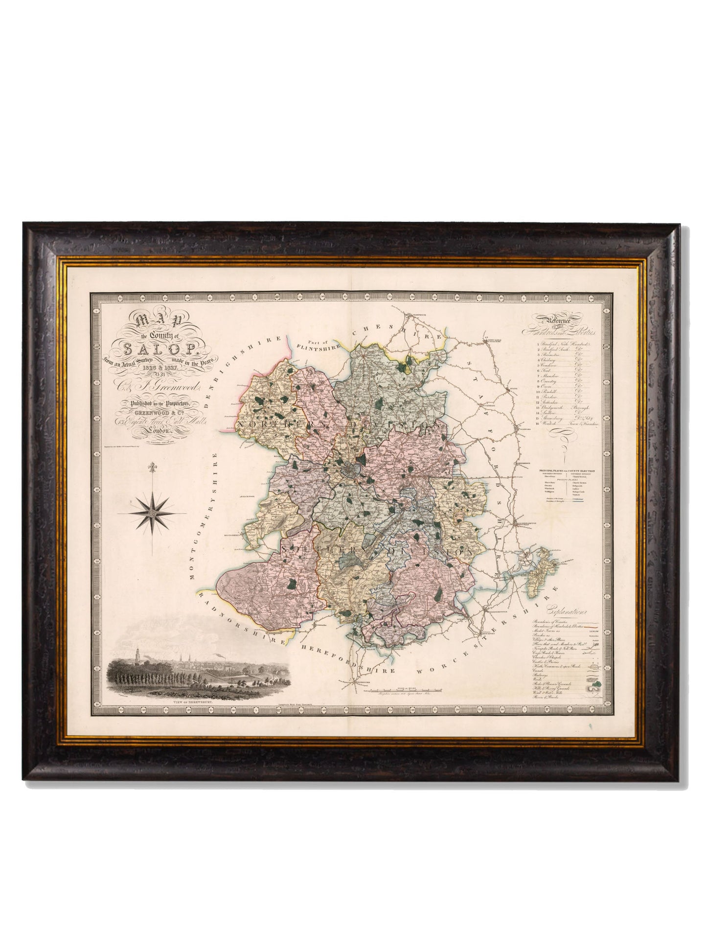 c.1830 County Maps of England styled view – Leya Buster Interiors