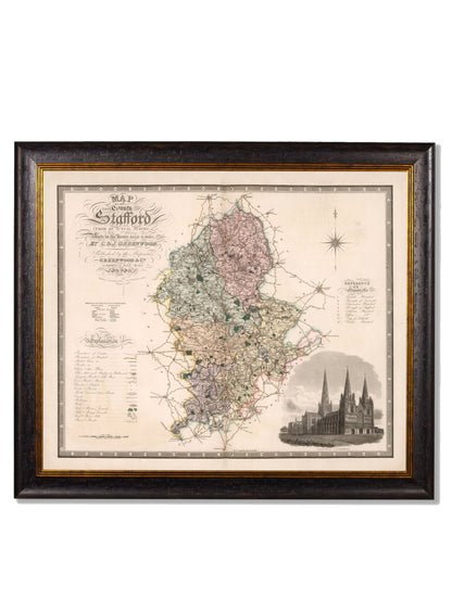 c.1830 County Maps of England styled view – Leya Buster Interiors