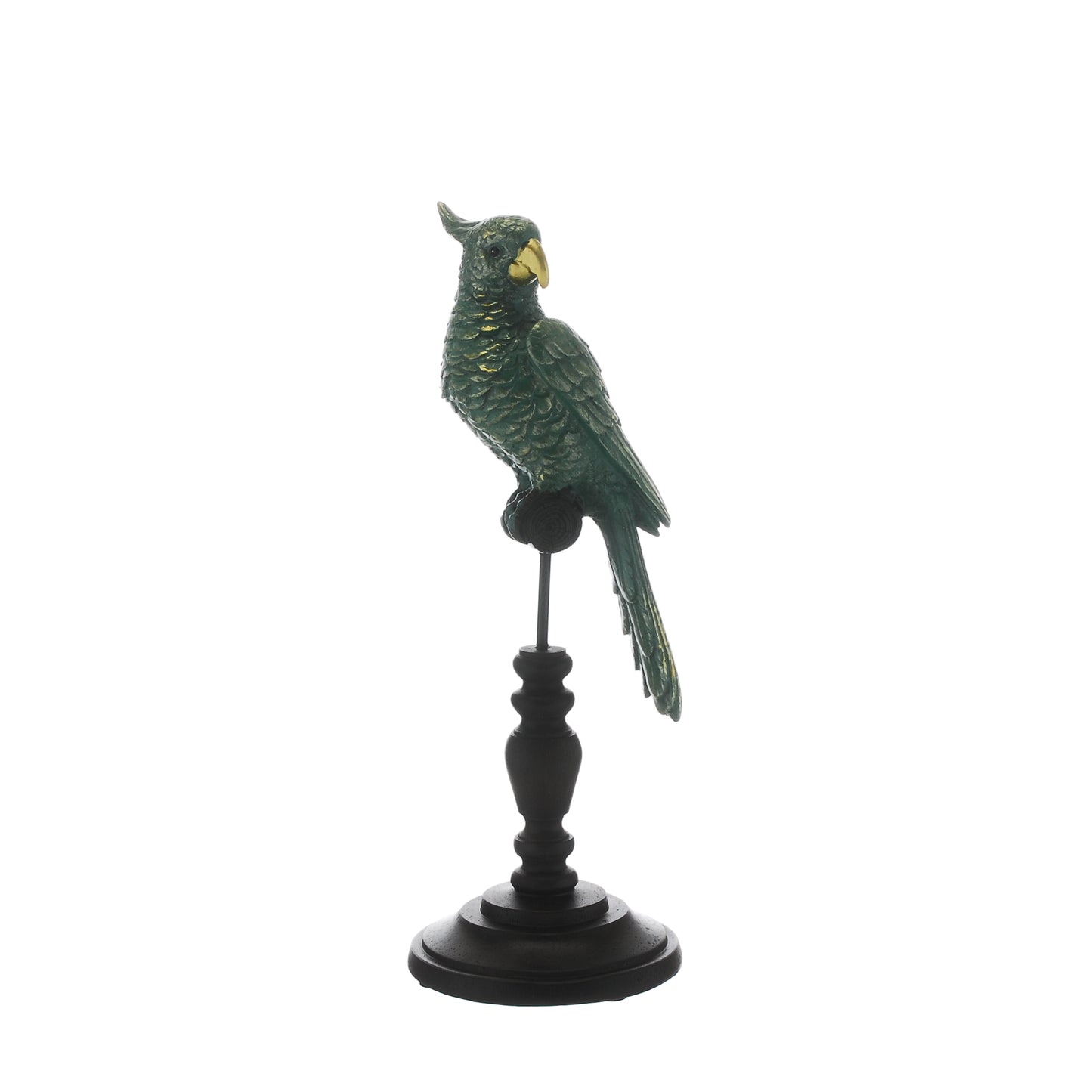 Tropical Parrot Tabletop Decoration on Perch