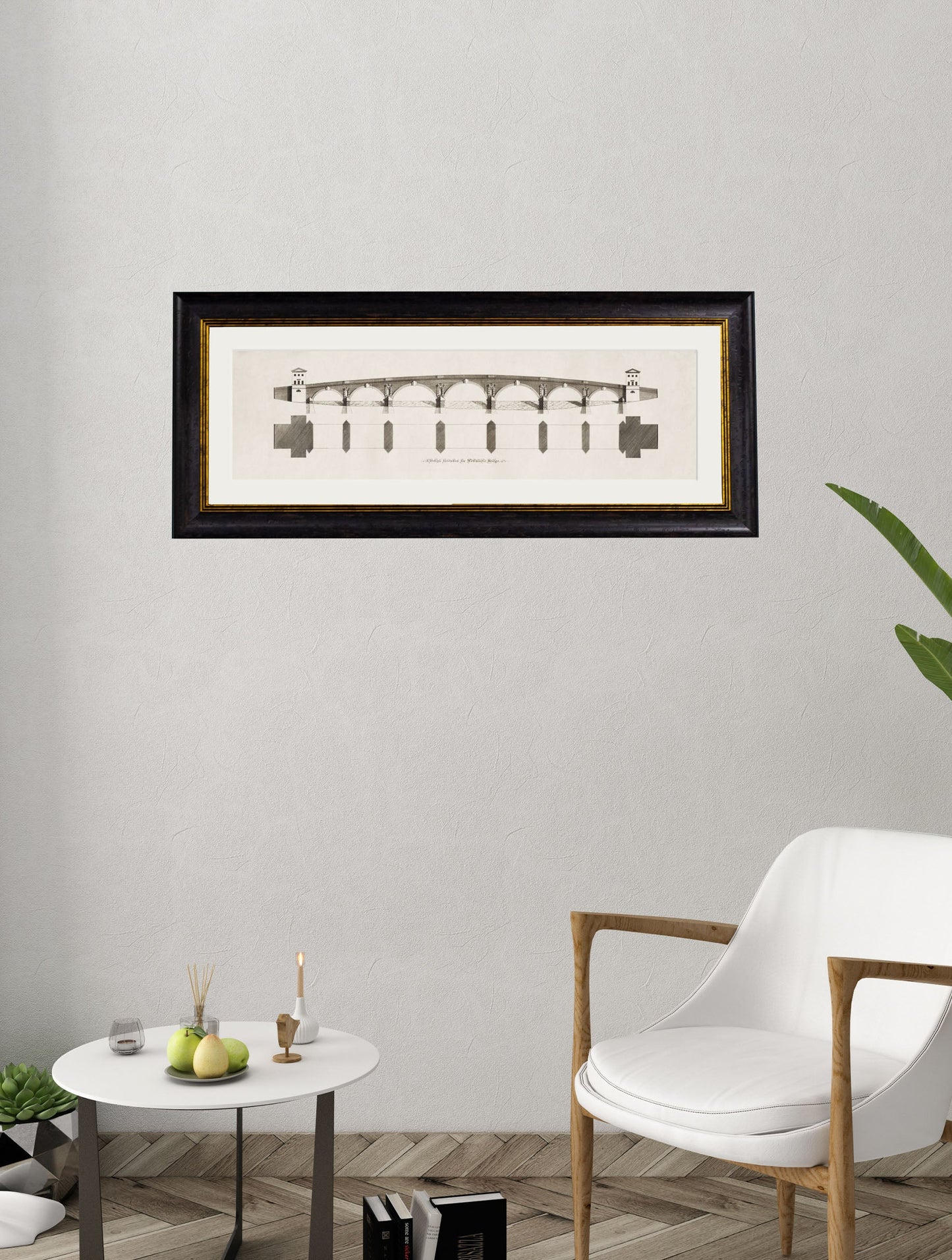 c.1756 Architectural Elevations of Bridges styled view – Leya Buster Interiors