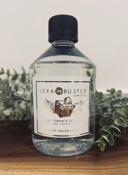 Gentleman’s Lounge Lamp Fragrance – fine home fragrance at Leya Buster Interiors